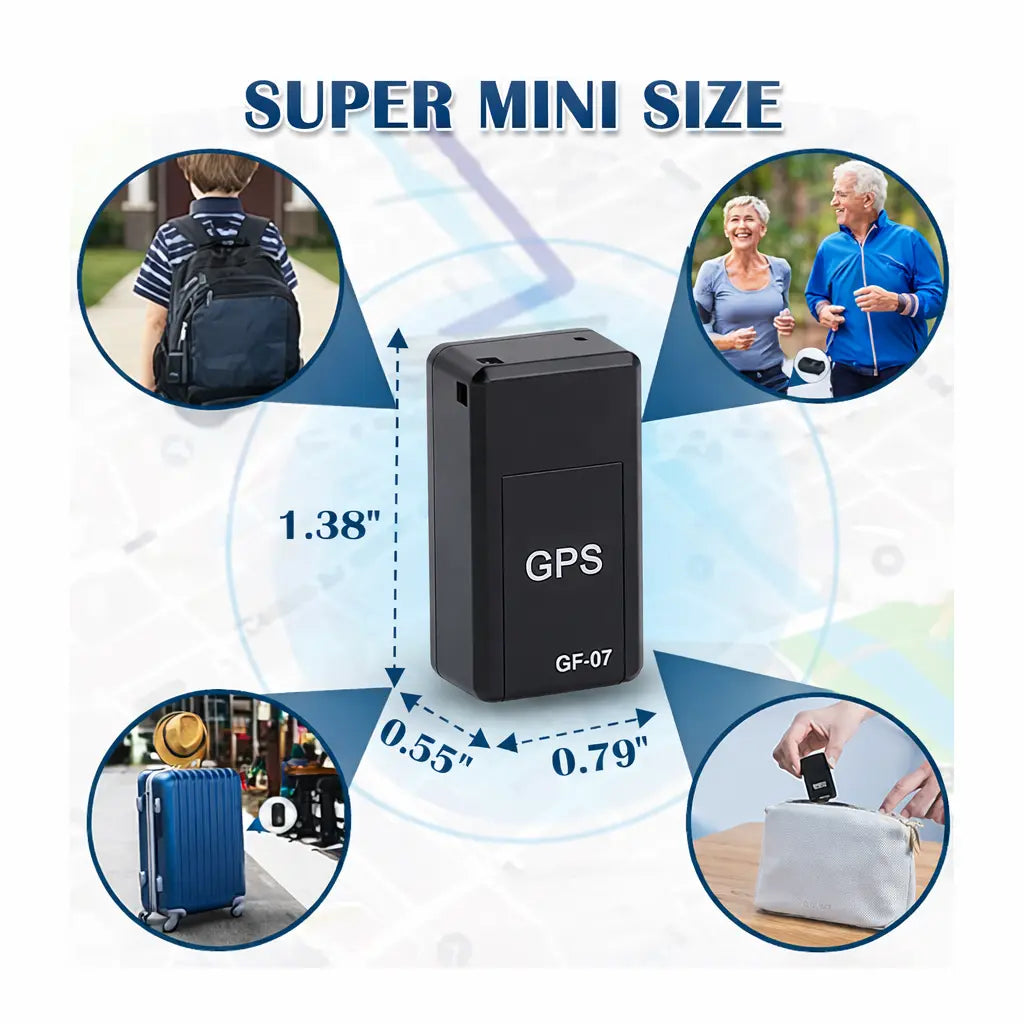 Smart Mini Magnetic GPS Tracker - Protect Your Car, Bike & Loved Ones | Smart Live Location Locator | Real-Time Car Tracking Device with Box
