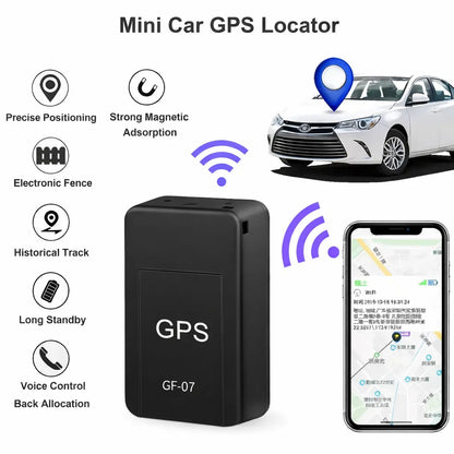 Smart Mini Magnetic GPS Tracker - Protect Your Car, Bike & Loved Ones | Smart Live Location Locator | Real-Time Car Tracking Device with Box