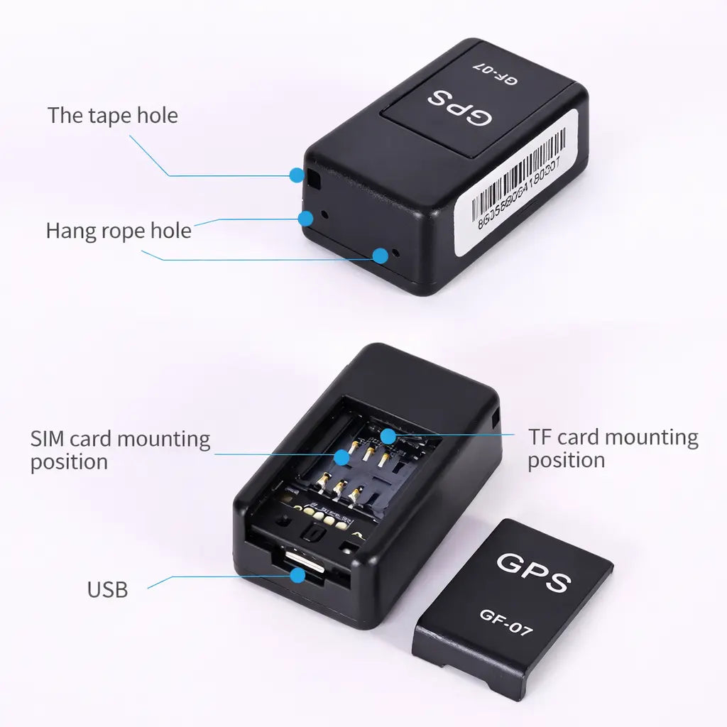 Smart Mini Magnetic GPS Tracker - Protect Your Car, Bike & Loved Ones | Smart Live Location Locator | Real-Time Car Tracking Device with Box